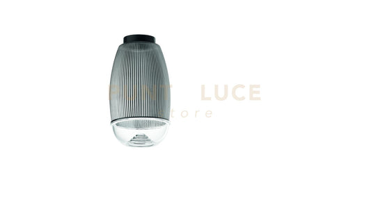 SOLO VETRO FUME' EKOS D.12CM H.20,8CM BASE ACQUISTABILE SEPARATAMENTE