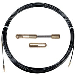 Sonda Passacavi Nera 4MM 10MT Terminale Intercambiale