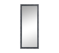 SONJA SPECCHIO DA PARETE CON CORNICE LAVORATA CON GANCI X INSTALLAZIONE ORIZZONTALE E VERTICALE 70X170CM NERO ARGENTO