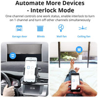 SONOFF 4CHPROR3  Interruttore universale smart switch WiFi controllo 4Ch linee indipendenti con temporizzazione guida DIN