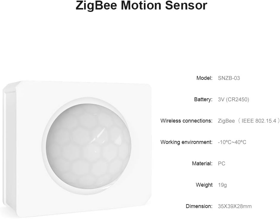 SONOFF SNZB-03 ZigBee Sensore Di Movimento Smart Senza Fili Wireless
