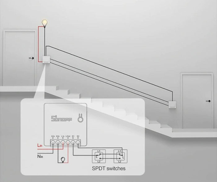 SONOFF smart switch wireless interruttore WiFi intelligente domotica MINI R2