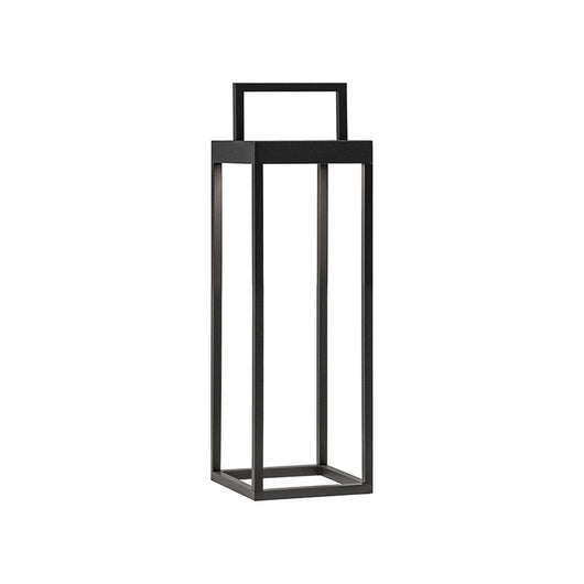 Lanterna Soon solare antracite a led da 2,2w a batteria IP54 h. 32,5cm