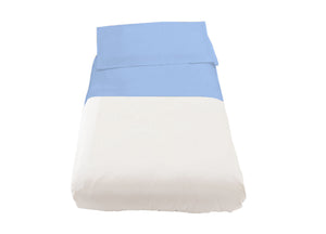 Federa Per Lettino E Culla In Tinta Unita - Culla - Azzurro