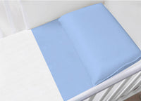 Federa Per Lettino E Culla In Tinta Unita - Lettino - Azzurro