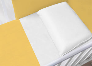 Federa Per Lettino E Culla In Tinta Unita - Lettino - Bianco