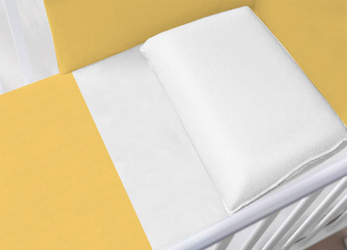 Federa Per Lettino E Culla In Tinta Unita - Lettino - Bianco