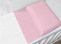 Lenzuolo Cordonetto Per Lettino E Culla In Tinta Unita - Lettino - Rosa