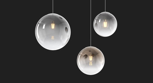 SOSP. CROMO 3 LUCI RETTANGOLARE VETRI (1 PICCOLO FUME'+1 MEDIO BRONZO+1 GRANDE FUME') 1194CR-S3 RMIX-FB