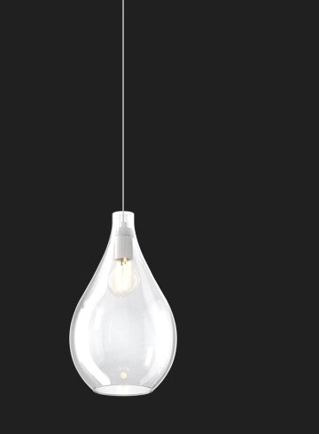 SOSP. OTTONE SAT. 3 LUCI TONDA VETRI (1 PICCOLO+1 MEDIO+1 GRANDE) TUTTI TRASPARENTE 1193OS-S3 TMIX-TR