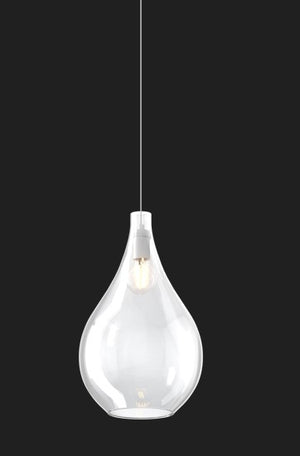 SOSP. OTTONE SAT. 3 LUCI TONDA VETRI (1 PICCOLO+1 MEDIO+1 GRANDE) TUTTI TRASPARENTE 1193OS-S3 TMIX-TR