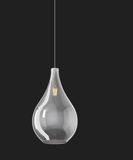 SOSP. OTTONE SAT. 3 LUCI TONDA VETRI (1 PICCOLO FUME'+1 MEDIO TRASPARENTE+1 GRANDE FUME') 1193OS-S3 TMIX-TF