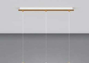 SOSP. OTTONE SAT. RETTANGOLARE 4 LUCI VETRI TUTTI PICCOLO AMBRA 1155OS-S4 RP-AM