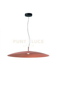SOSPENSIONE 1 LUCE ELLE A LED 18W 3000K 1719LM  D.90CM TERRA