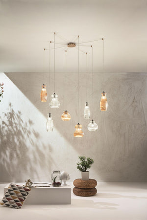 SOSPENSIONE MADAGASCAR 3 TRASPARENTE D.12,5CM  BASE D'ATTACCO NON INCLUSA ACQUISTABILE SEPARATAMENTE ATTACCO E14