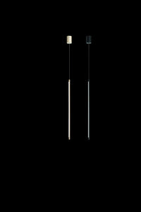 SOSPENSIONE GENIUS A LED 3000k 20lm  12w SINGOLA VERTICALE ORO DIMMERABILE