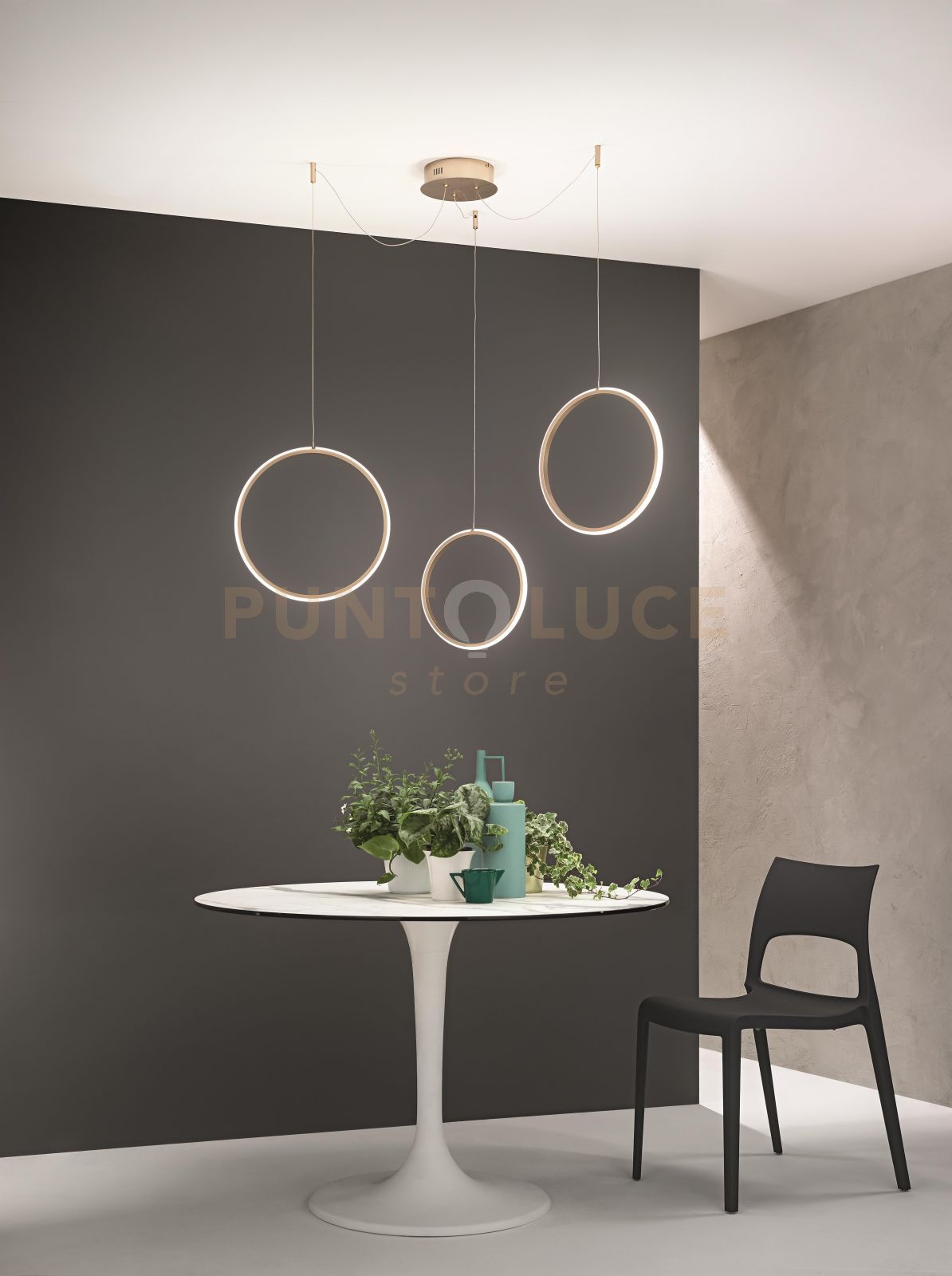 SOSPENSIONE LED CIRCUS SO.CIRCUS-ORO DORATO