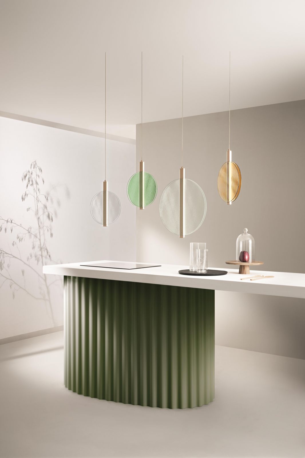 SOSPENSIONE JUIS PICCOLA TRASPARENTE DIAMETRO 30CM 3000K 1620LM 20W