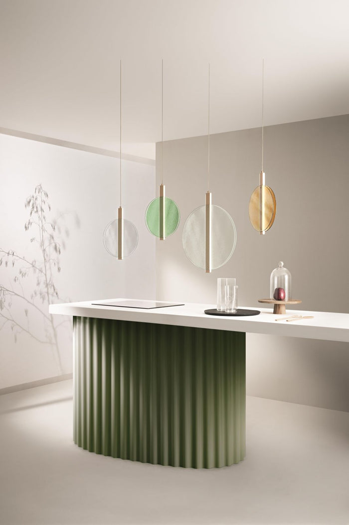 SOSPENSIONE JUIS PICCOLA TRASPARENTE DIAMETRO 30CM 3000K 1620LM 20W