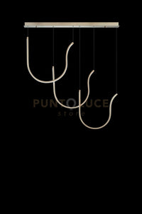 SOSPENSIONE LINERE A TRE ELEMENTI ARQUA SO.ARQUA-3R-ORO DORATA