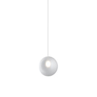 SOSPENSIONE OTTONE SAT. 3 LUCI TONDA VETRI BIANCO FOG 1184OS-S3 T-BF