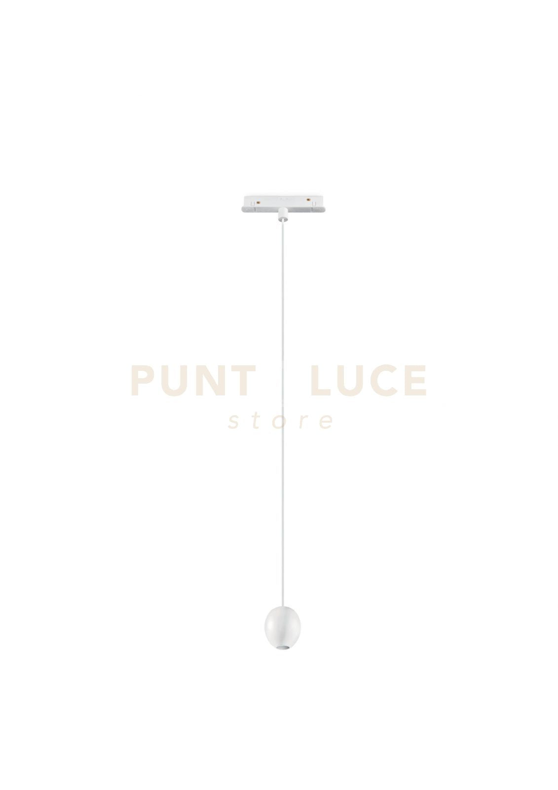 SOSPENSIONE PER BINARIO MAGNETICO OVALE BIANCO D.5CM LED 3000K 312LM 4W