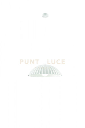 SOSPENSIONE RUSTIC  EFFETTO CEMENTO BIANCO 1 LUCE ATTACCO E27