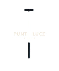 SOSPENSIONE TUBO/PICCOLA PER BINARIO MAGNETICO ULTRASLIM NERO D.2,6CM 3000K 468LM 6W