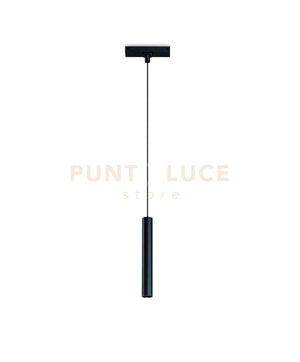 SOSPENSIONE TUBO/PICCOLA PER BINARIO MAGNETICO ULTRASLIM NERO D.2,6CM 3000K 468LM 6W