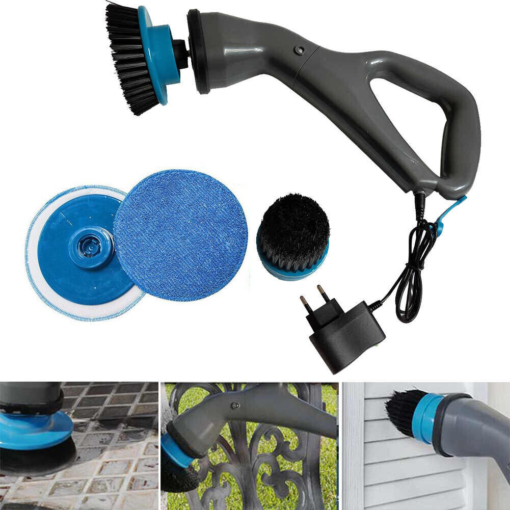 SPAZZOLA ELETTRICA ROTANTE MULTIUSO CORDLESS E RICARICABILE 3 IN 1