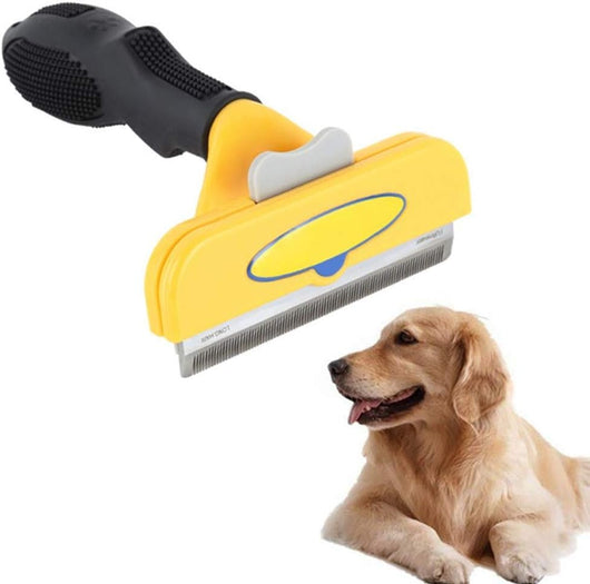 SPAZZOLA PETTINE PER ANIMALI CANE GATTO RIMUOVE SOTTOPELO PELO MORTO ART. 20538