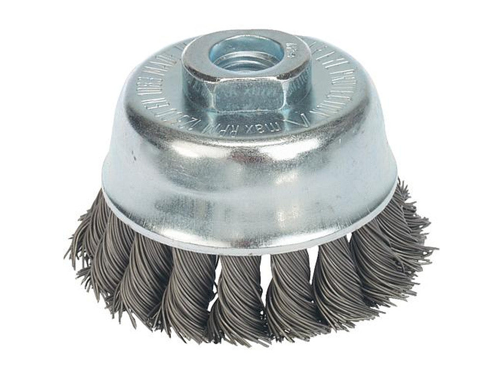 SPAZZOLA TAZZA MM100 S/PERNO PER TRAPANO