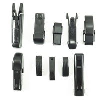 SPAZZOLE TERGICRISTALLI UNIVERSALE AUTO AERO FLAT 9 ATTACCHI 17" 425MM SPAZZOLA