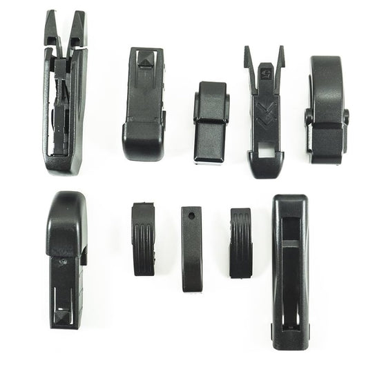 SPAZZOLE TERGICRISTALLI UNIVERSALE AUTO AERO FLAT 9 ATTACCHI 21" 525 MM SPAZZOLA