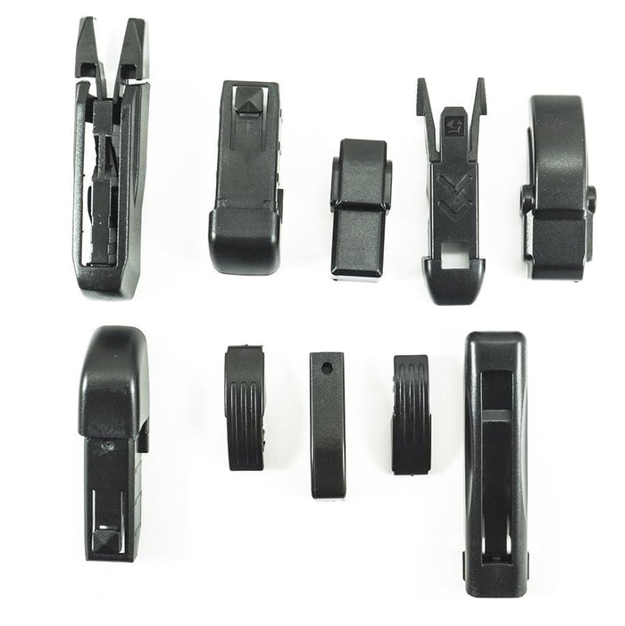 SPAZZOLE TERGICRISTALLI UNIVERSALE AUTO AERO FLAT 9 ATTACCHI 21" 525 MM SPAZZOLA