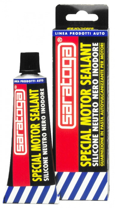 SPECIAL MOTOR SEALANT SARATOGA 80 g – SILICONE NEUTRO NERO INODORE