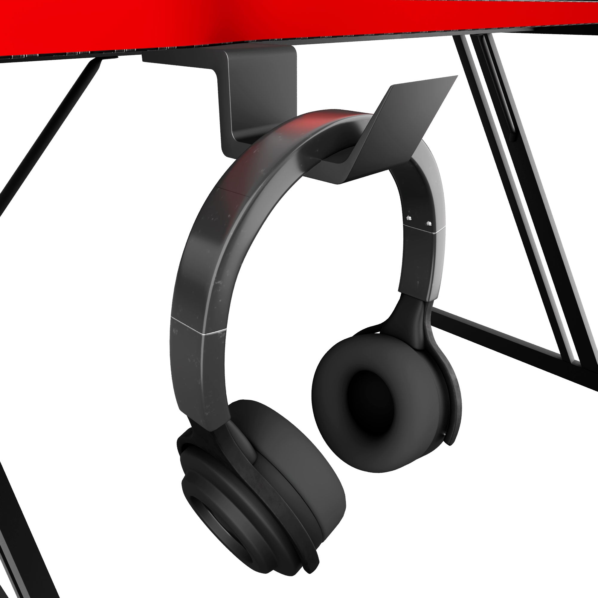 Spector - Scrivania da Gaming 120x60x76 cm con LED in MDF e Metallo Nero