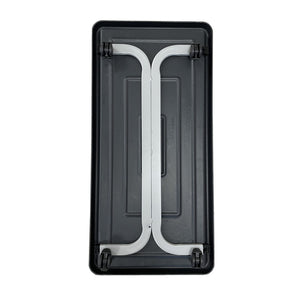 Tecnokit  carrello porta vasi per fioriere rettangolari speedy,cm 78×37 (per fioriere rett. cm.100),alluminio - 491/A