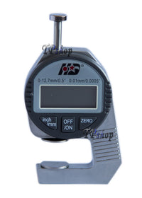 SPESSIMETRO MICROMETRO DIGITALE MISURA SPESSORE SPESSIMETRO 0-12.7mm 00.1 mm