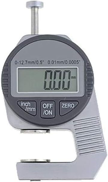 SPESSIMETRO MICROMETRO DIGITALE MISURA SPESSORE SPESSIMETRO 0-12.7mm 00.1 mm