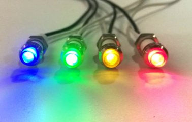 SPIA LUMIN VERDE C/GHIERA 220V