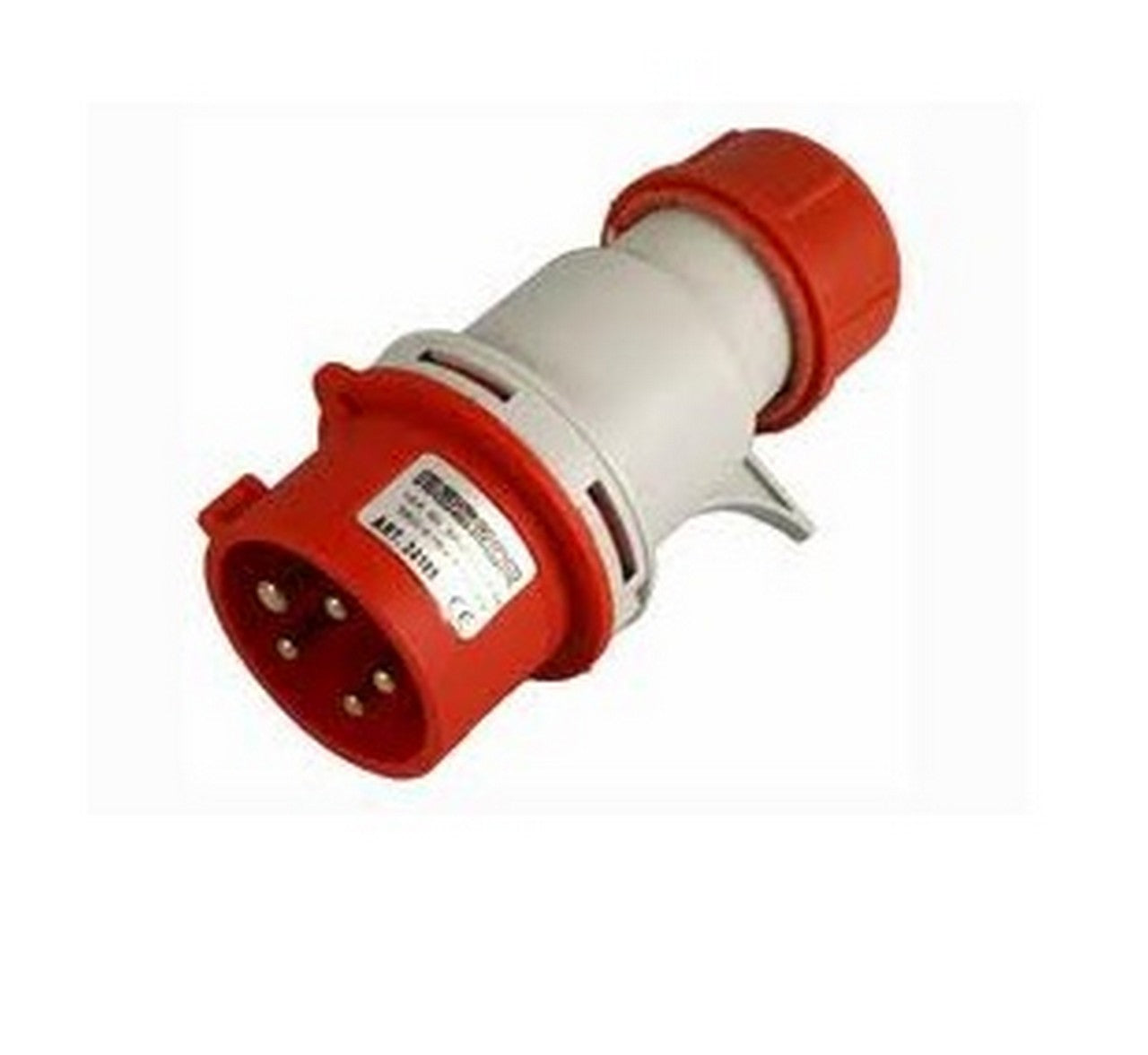 SPINA VOLANTE NORME CEE 16A ROSSA 3P+N+T 380V IP44