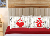 Completo Lenzuola In 100% Cotone Linea Digitale Spin-Off Disegni Vari - Matrimoniale - Birds