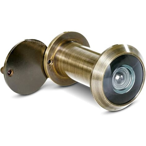 SPIONCINO X PORTE OTTONE BRONZATO MM.18X30