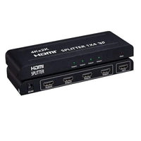 SPLITTER SDOPPIATORE HDMI FULL HD 1080P 4K 2K 3D 4 USCITE AMPLIFICATE Art. 89114