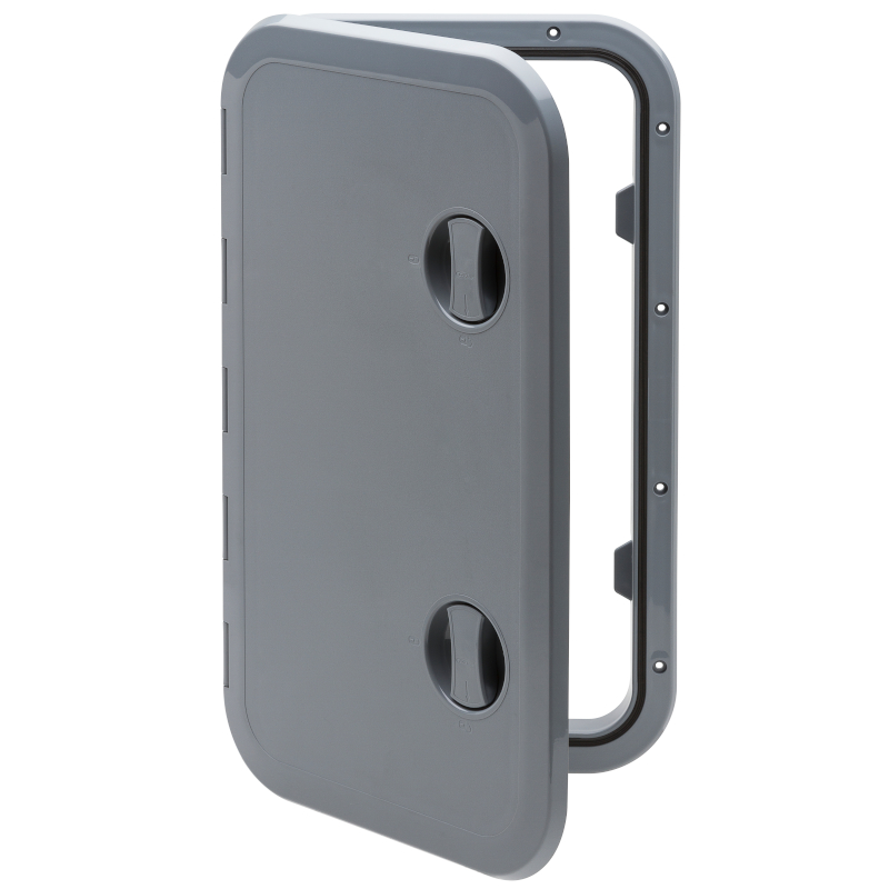 SPORTELLO GRIGIO MM.357 X 606