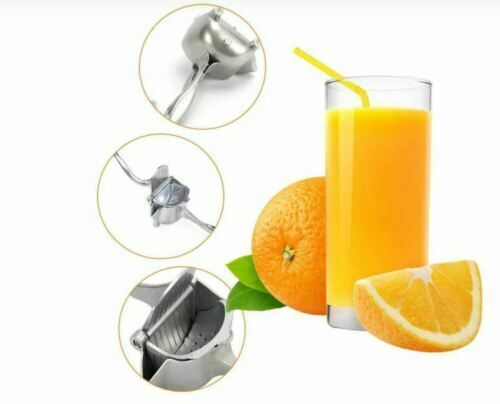 SPREMIAGRUMI ESTRATTORE MANUALE DI SUCCO PRESSA FRUTTA FRESCA ALLUMINIO 10918