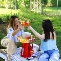 SPRIZZER Set 6 vaschette trasparenti in plastica agganciabili per snack e stuzzichini, ideali per aperitivi e picnic - Modello SPRIZZER-6-VASCHETTE