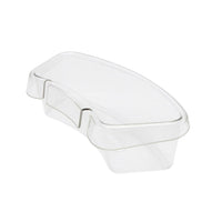 SPRIZZER Set 6 vaschette trasparenti in plastica agganciabili per snack e stuzzichini, ideali per aperitivi e picnic - Modello SPRIZZER-6-VASCHETTE