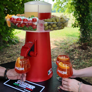 SPRIZZER Set di 9 Bicchieri Trasparenti in Tritan Infrangibile per Feste e Uso Quotidiano Design Originale Studiato su Misura SPRIZZER-9-BICCHIERI